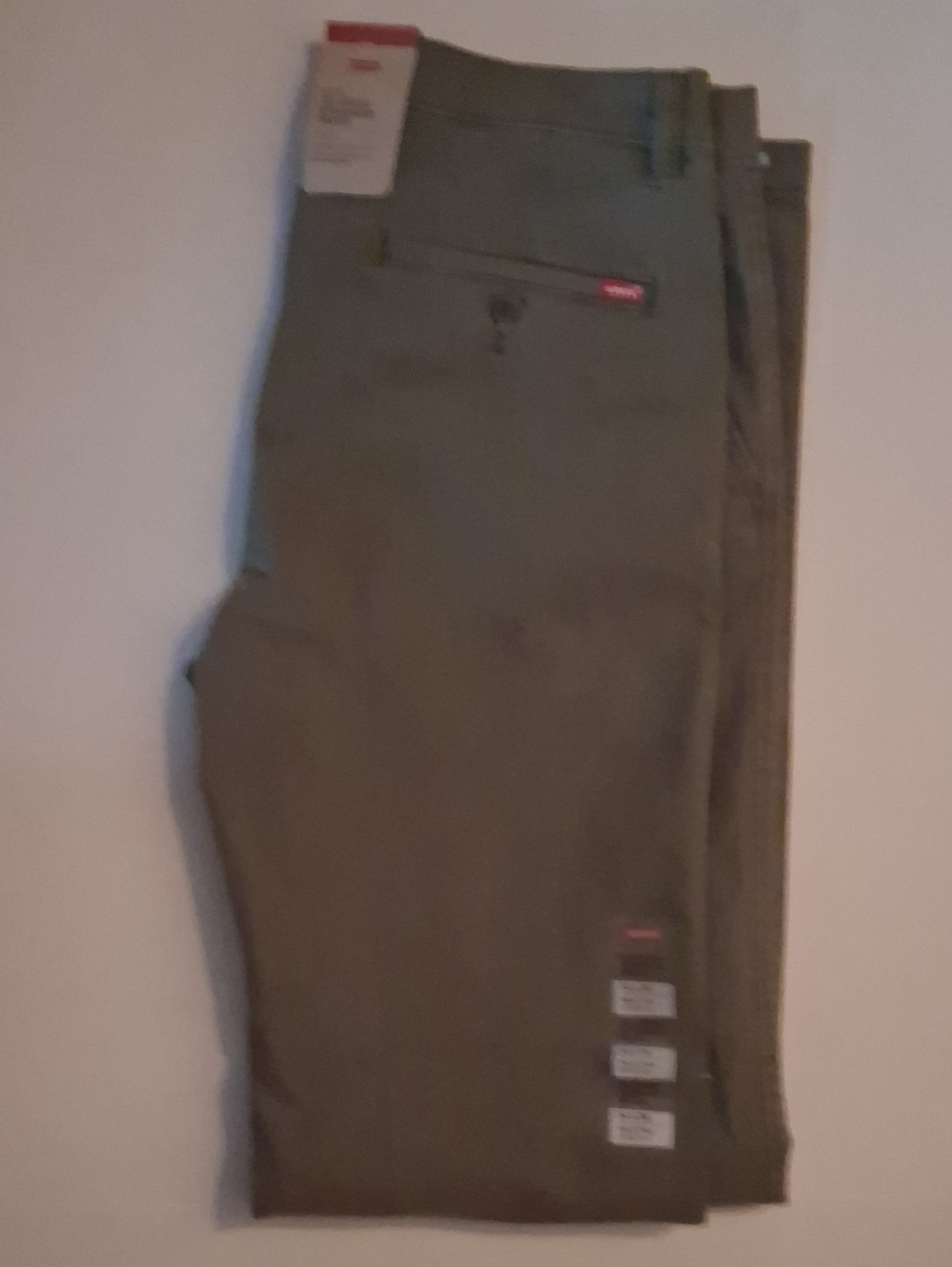 Levi's XX Chinos Standard Taper Size-34x38 Big&Tall Olive Green NWT